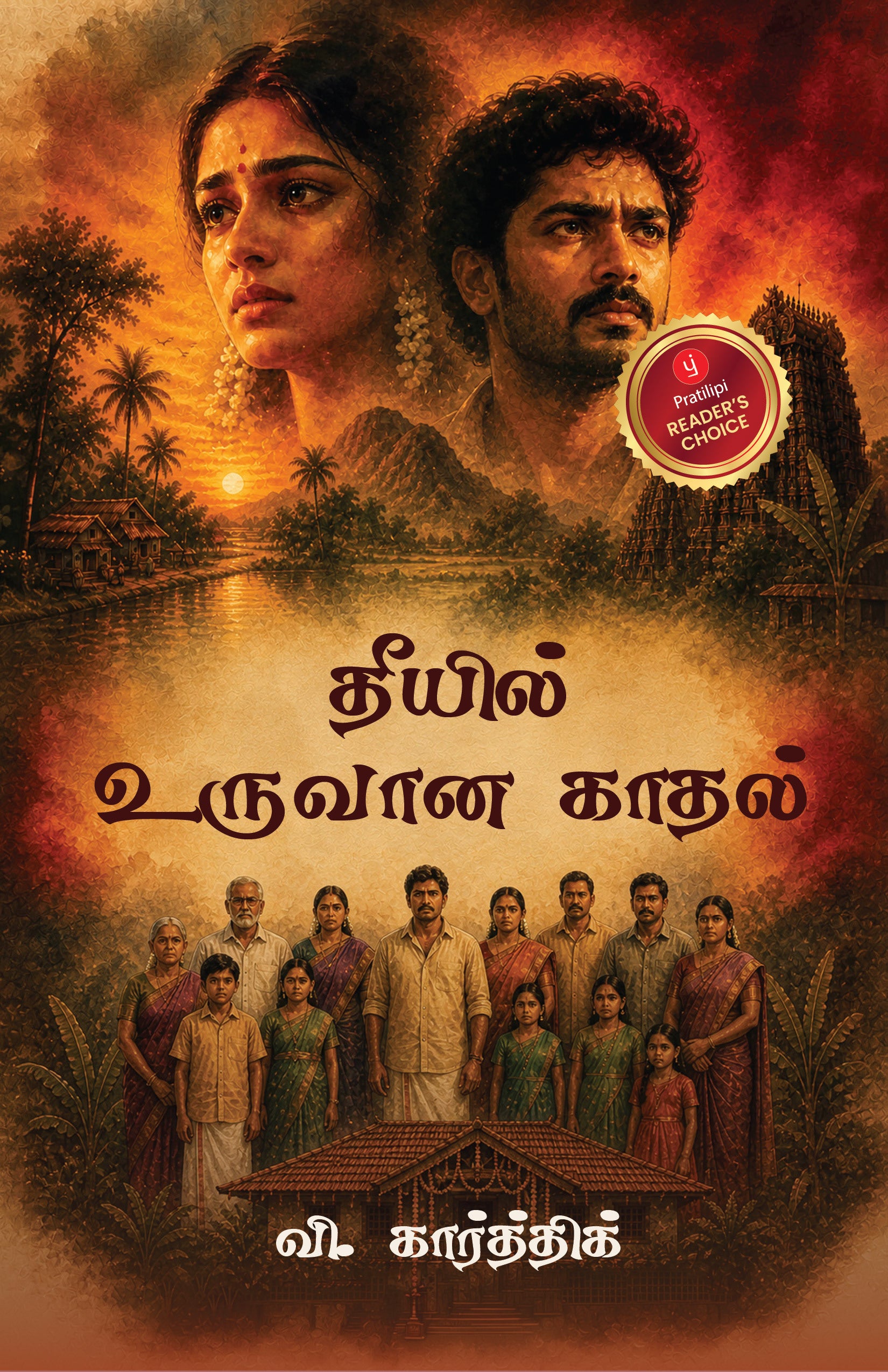 தீயில் உருவான காதல்